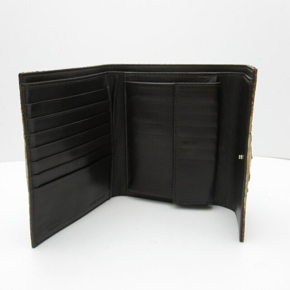 Prada bifold wallet brown python leather Wallet - image 5